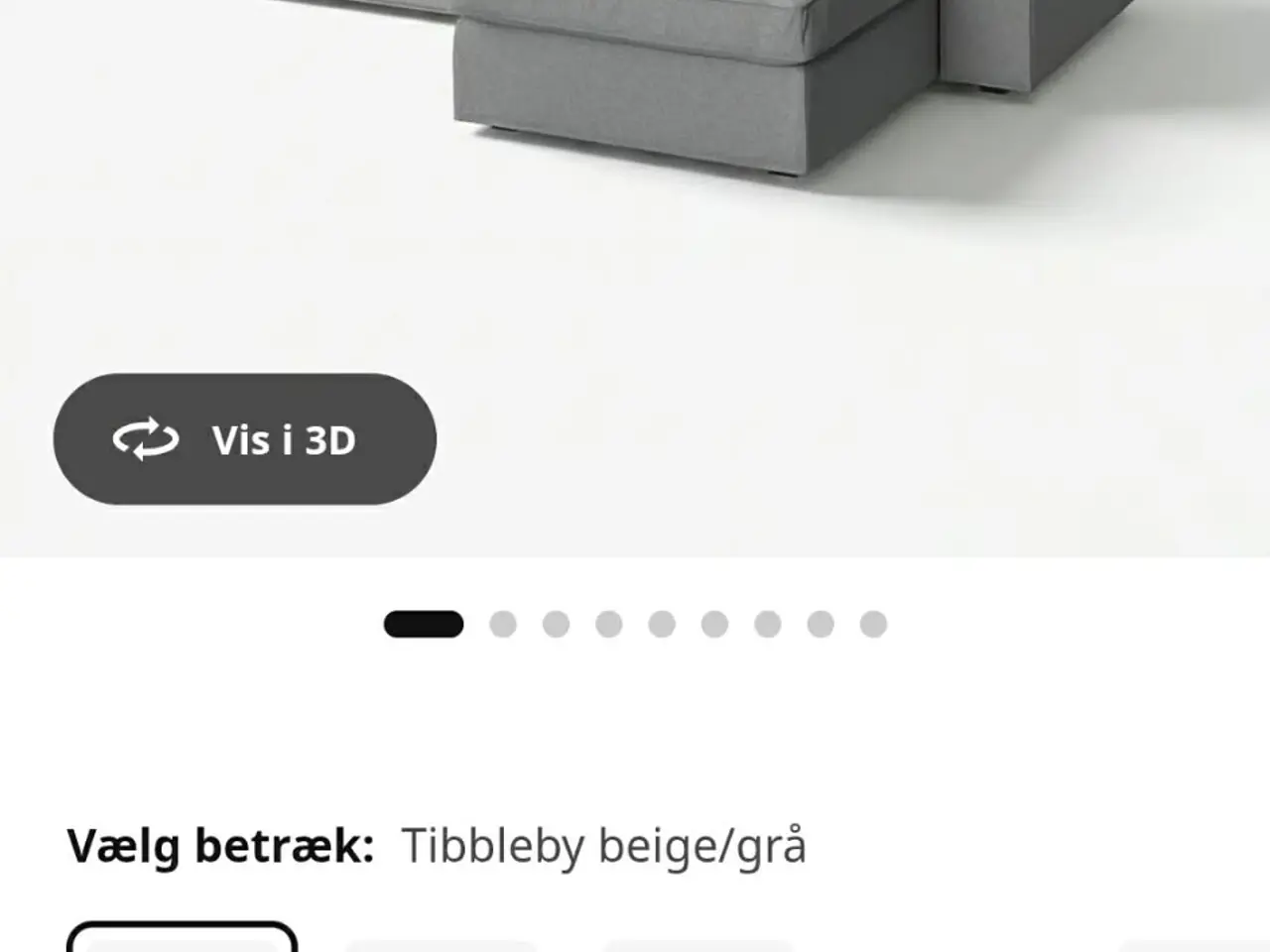 Billede 4 - Sofa med chaiselong