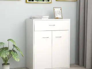 Skænk 60x30x75 cm konstrueret træ hvid