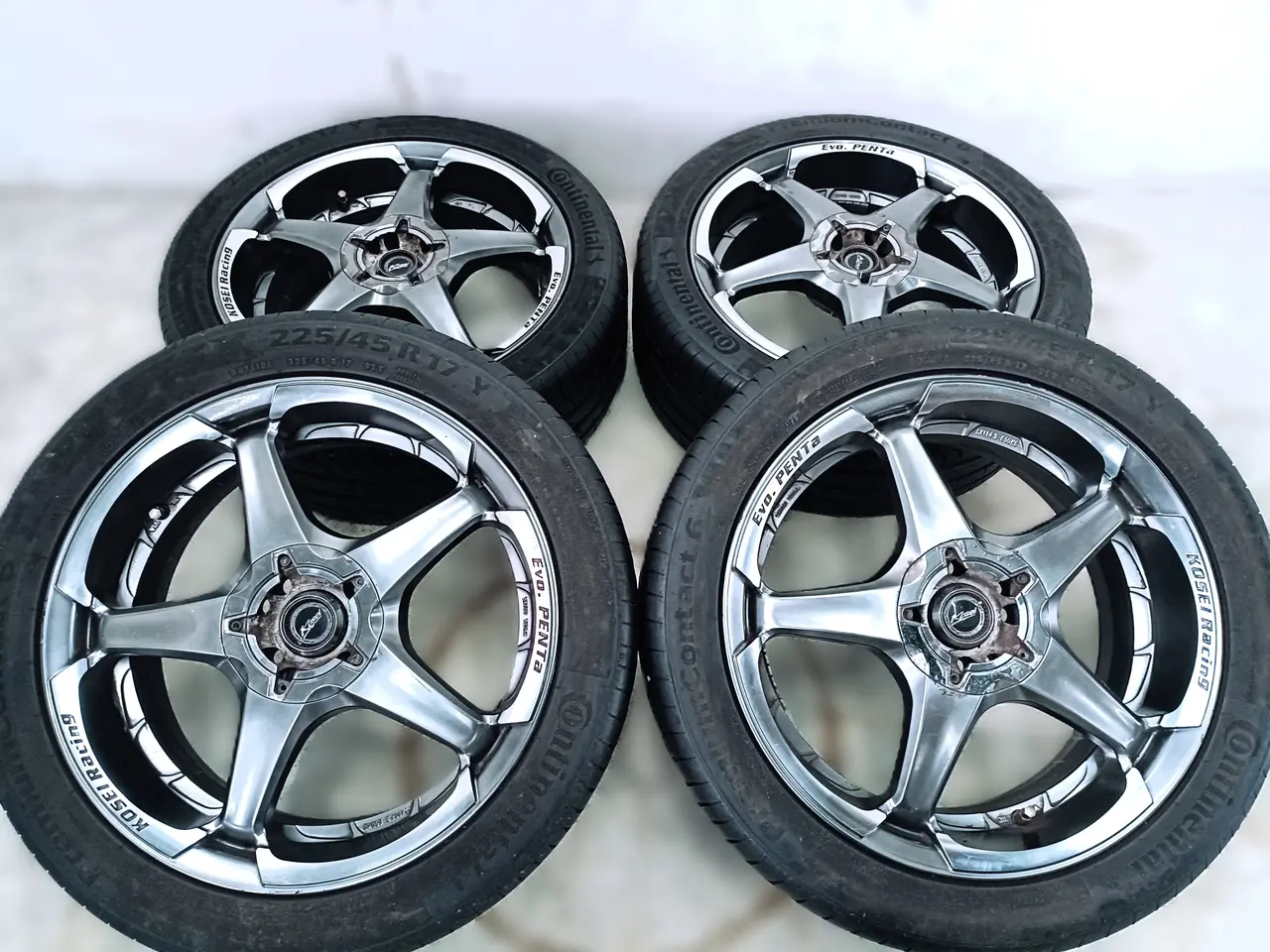 Billede 3 - 4x98 & 4x108 17" ET38 Kosei Evo sommerhjul