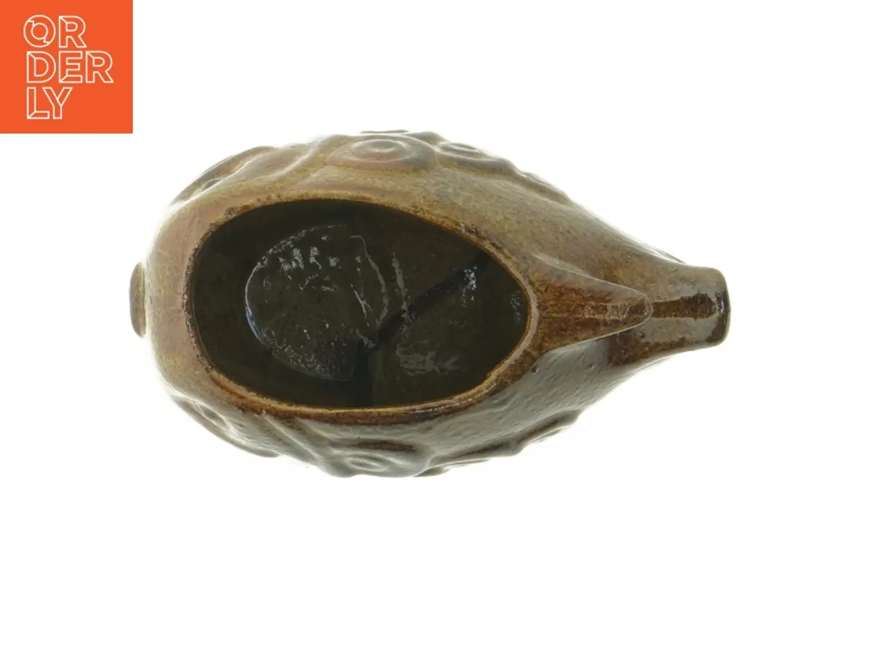 Billede 6 - Keramik fiske vase (str. 14x7,5 cm)