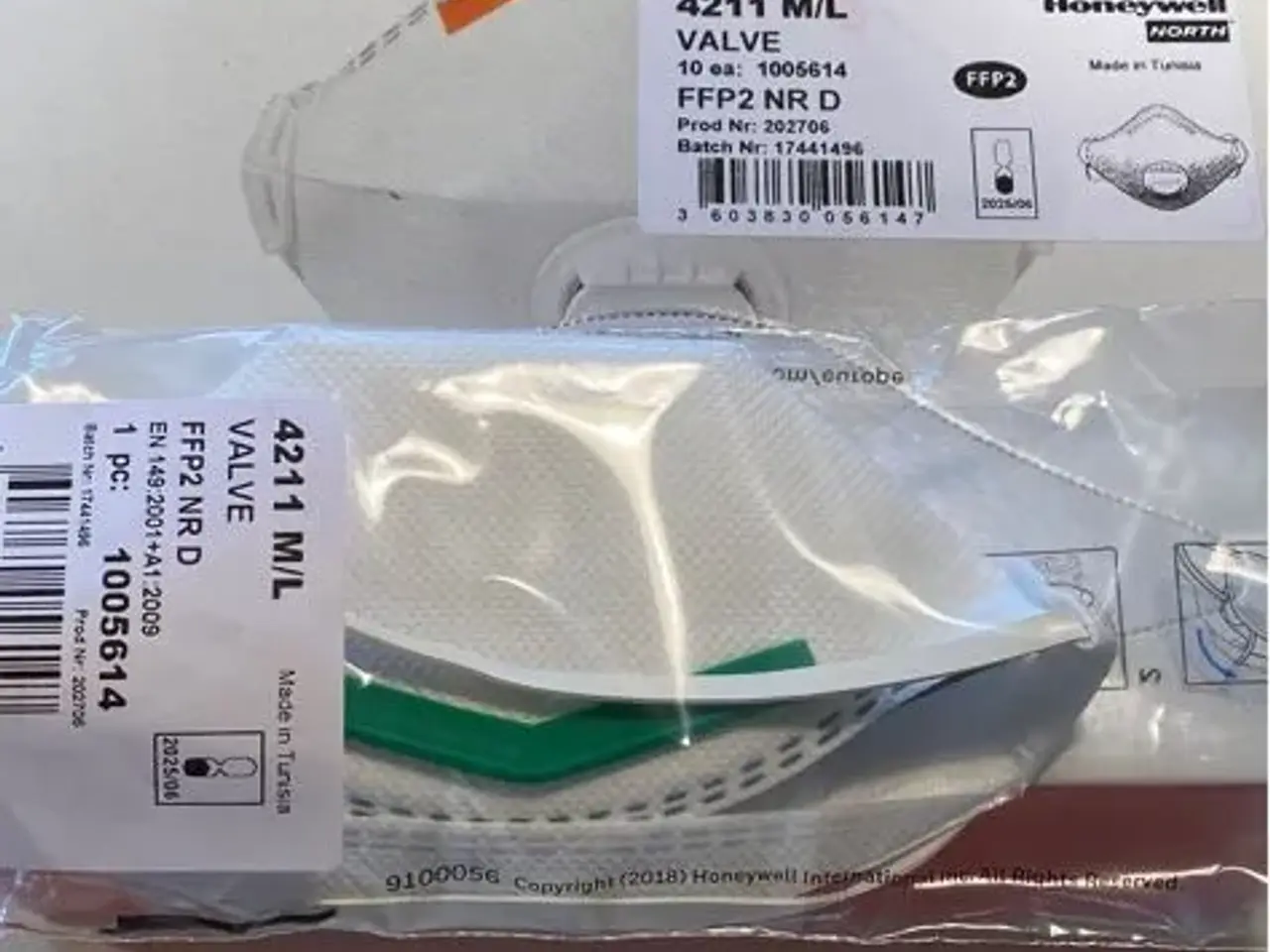 Billede 1 - FFP2 maske med ventil