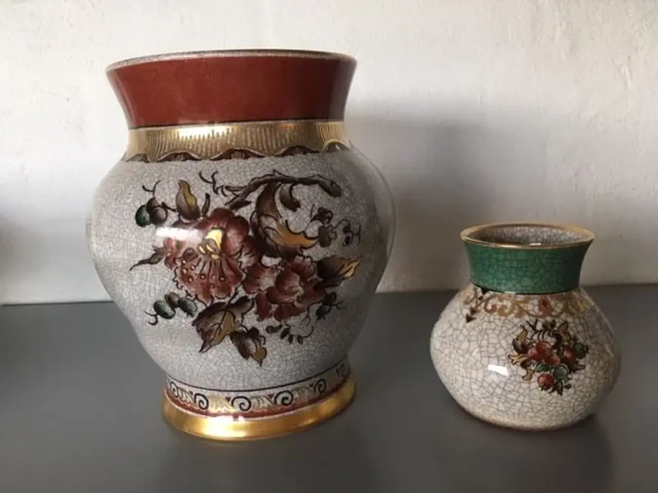 Billede 1 - Vaser, Dahl Jensen, krakeleret porcelæn