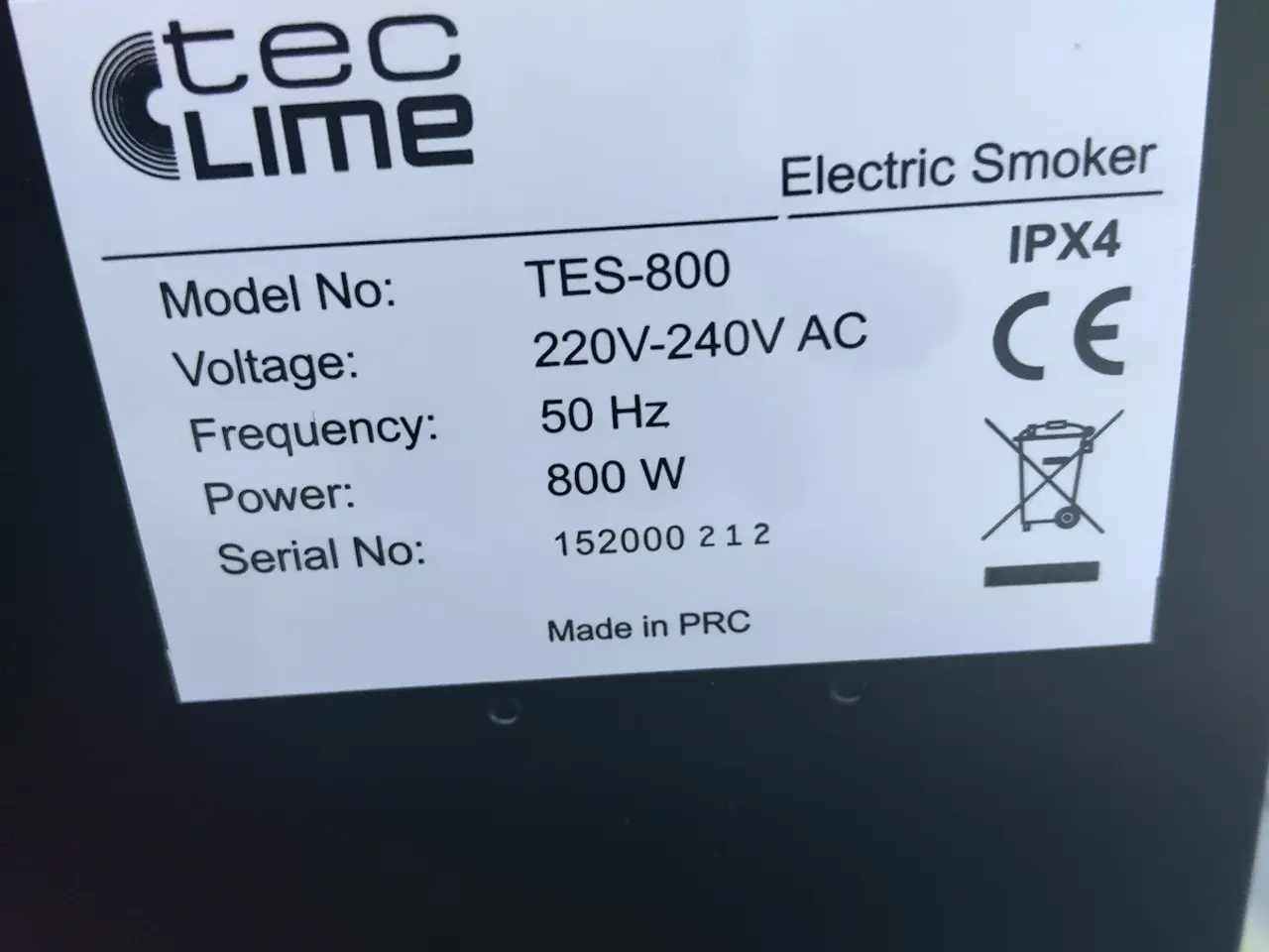 Billede 8 - Ny El Rygeovn Røgovn Røgeovn 800 Watt 