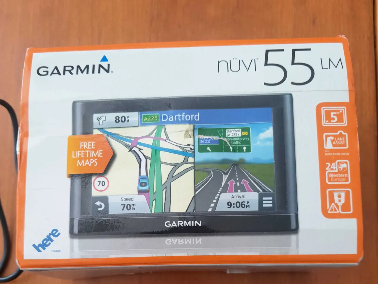 Billede 1 - Garmin Nüvi 55 LM gps.