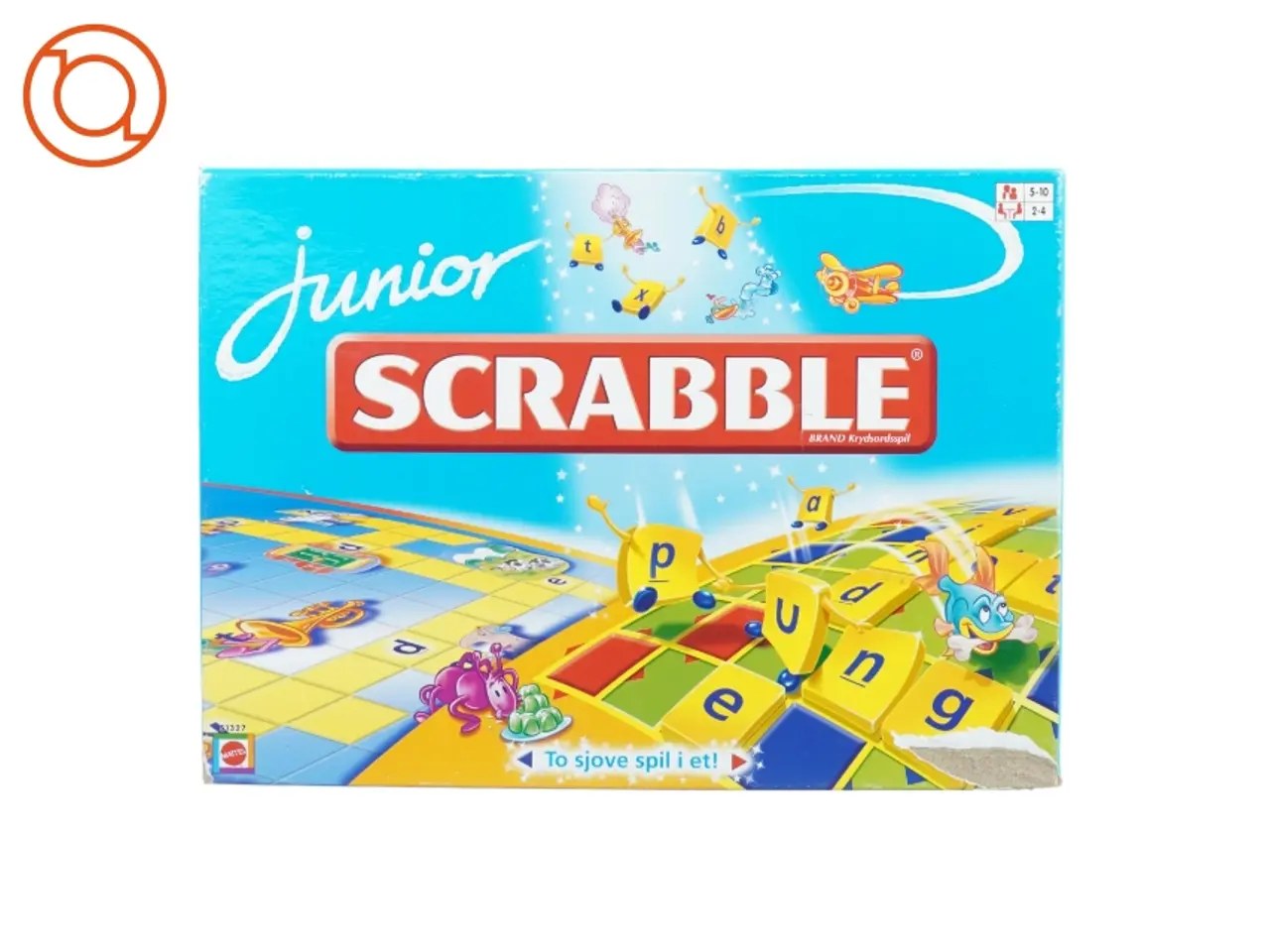 Billede 1 - Junior scrabble fra Mattel (str. 37 x 27 cm)