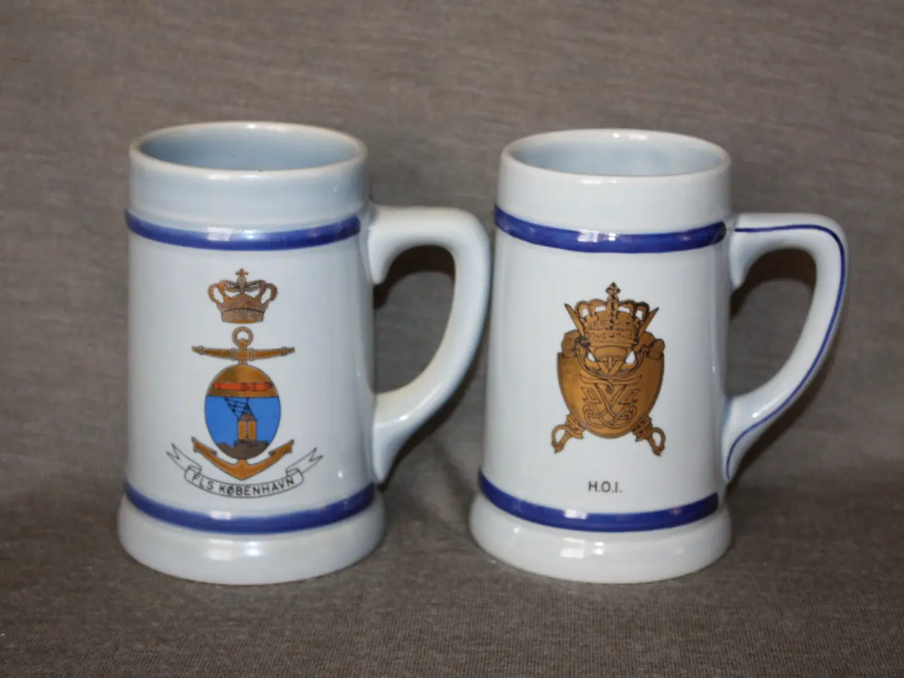 Billede 1 - Søholm Militær øl krus stk.pris 100 kr.