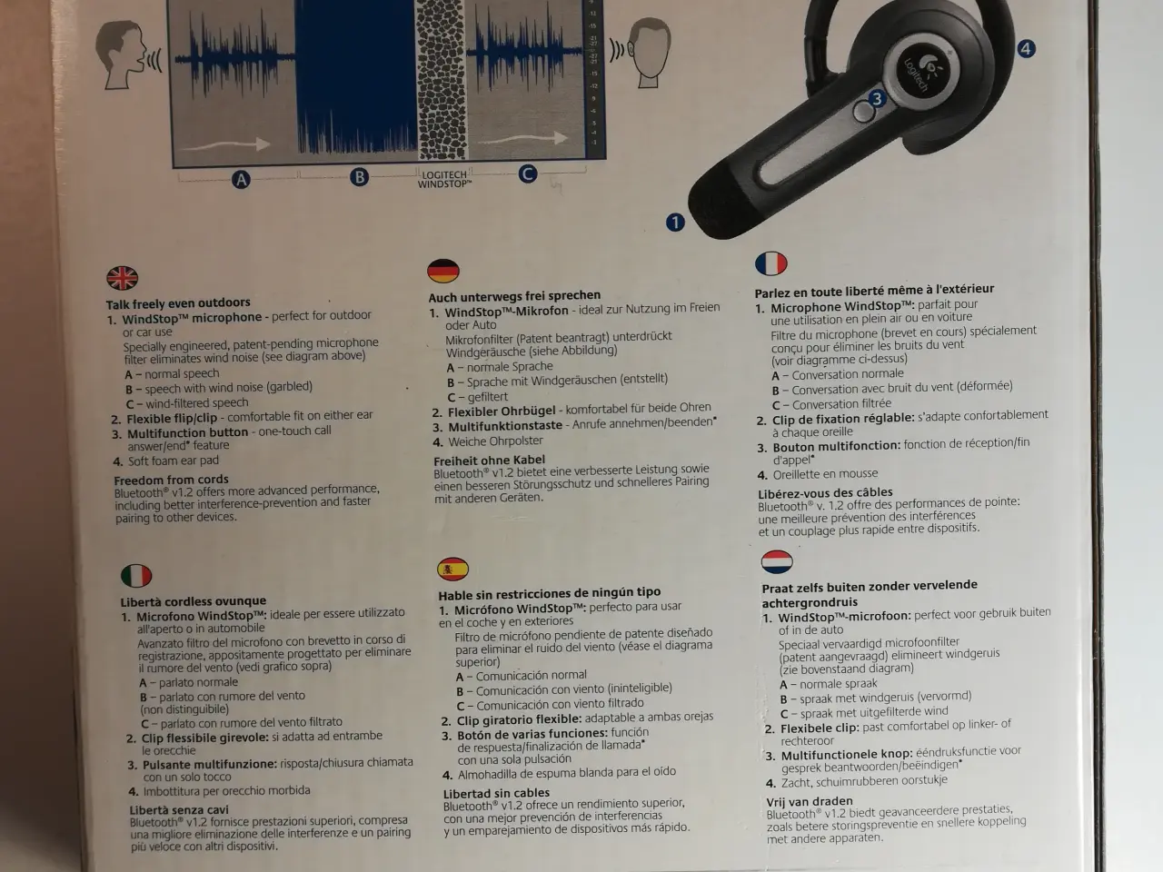 Billede 4 - Logitech Mobile Freedom Headset Bluetooth v1.2