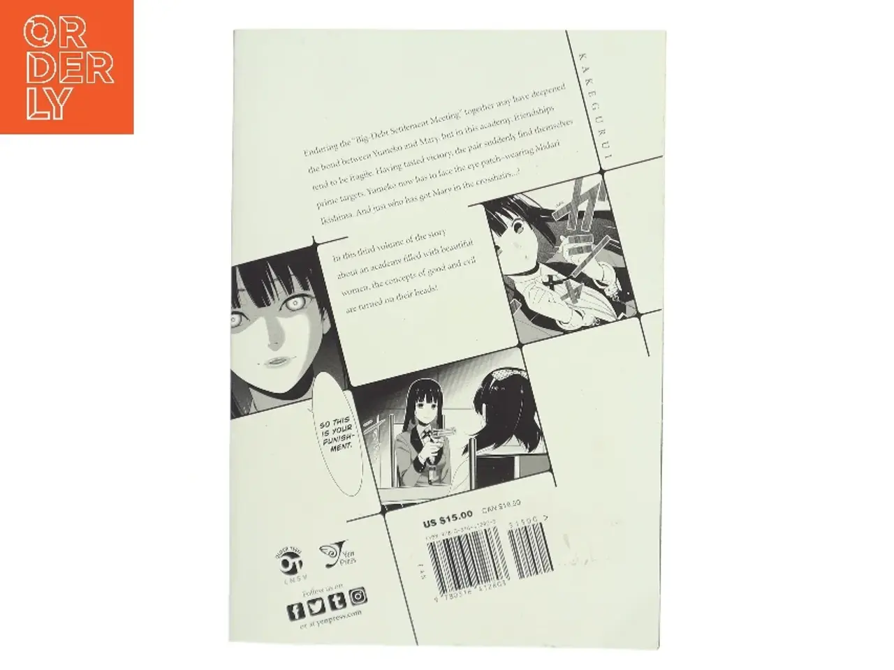 Billede 2 - Kakegurui - Compulsive Gambler -, Vol. 3 af Homura Kawamoto (Bog)