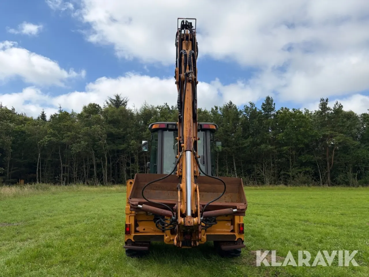 Billede 4 - Rendegraver CASE 695 SM - hydraulisk sideforskydning og ekstra skovle
