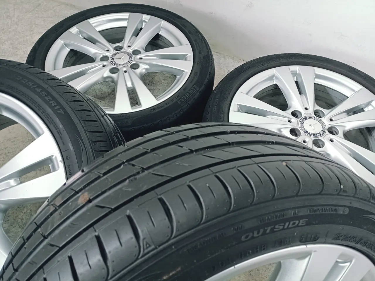 Billede 7 - 5x112 17" ET52,5 nav 66,6ø Mercedes fælge