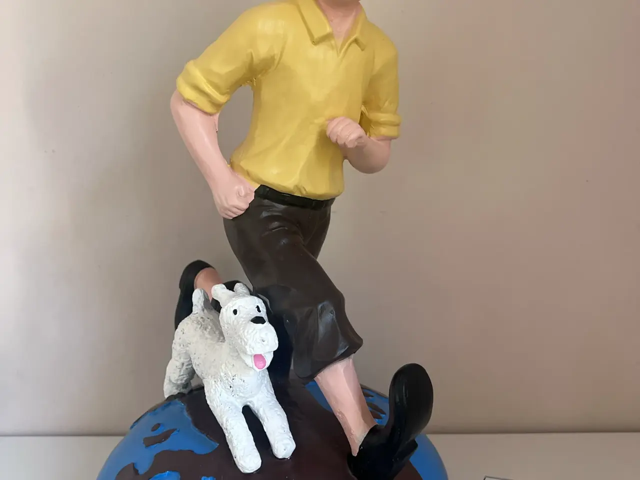 Billede 3 - Stor Tintin og Terry skulptur fra 80’erne