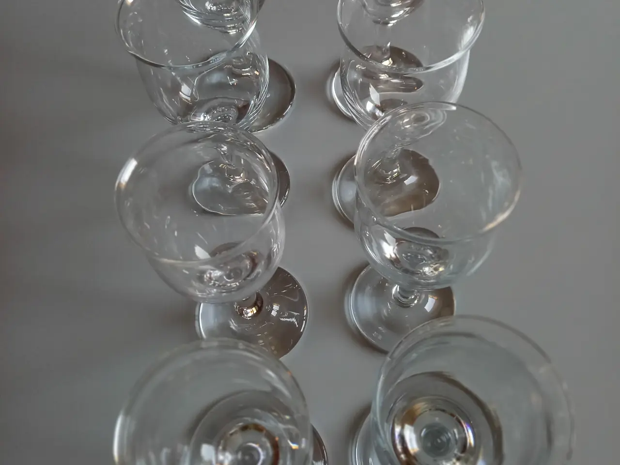 Billede 1 - Ideelle Holmegaard hvidvinsglas
