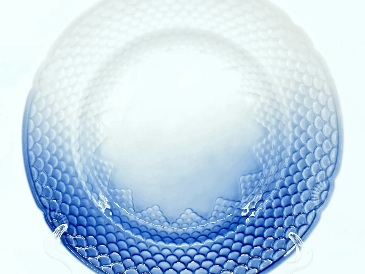 Billede 1 - Blå Tone / Musling Middagstallerken nr. 325. sortering 1 Sjælden
