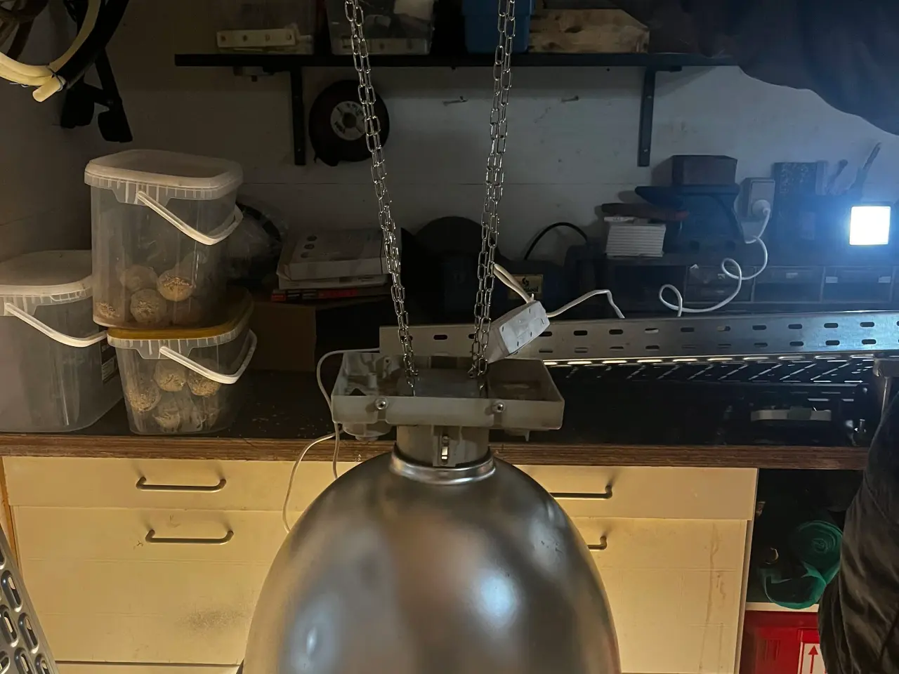 Billede 4 - Indrustri lampe stor
