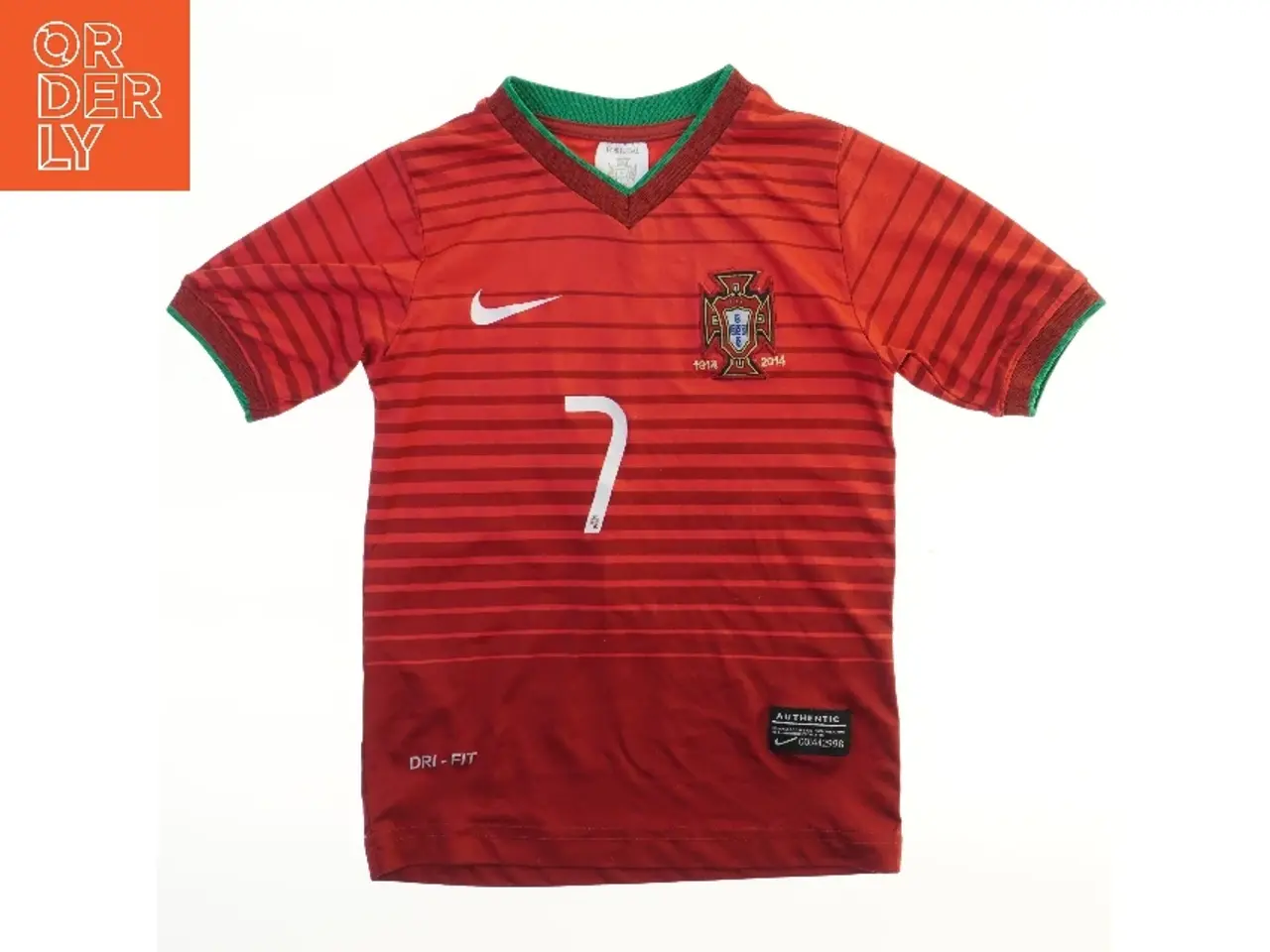 Billede 1 - Portugal fodboldtrøje med nummer 7 (str. 140)