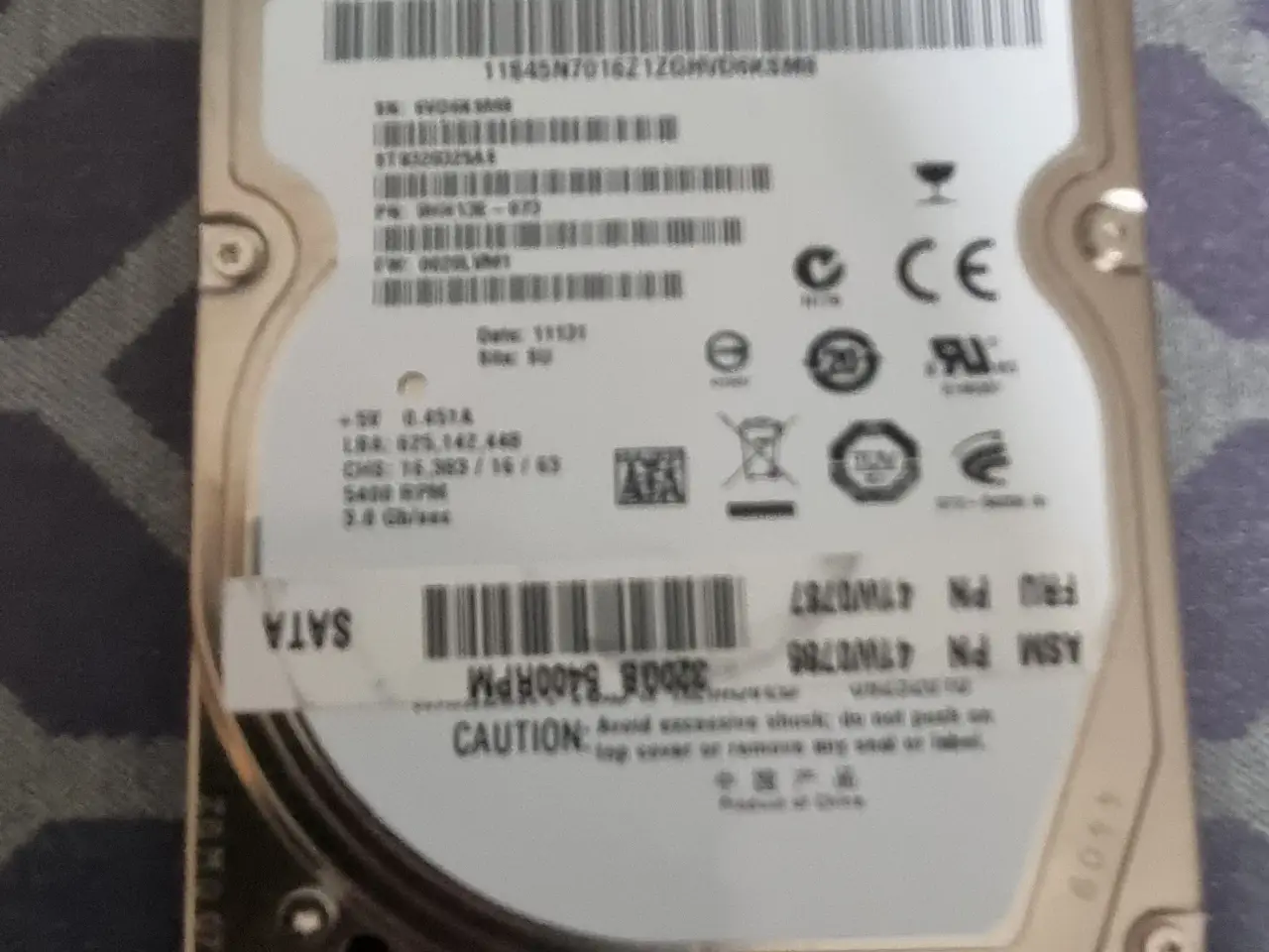 Billede 3 - Seagate 320GB 2.5" harddisk