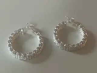 * Sterlingsølv; Elegante øreringe