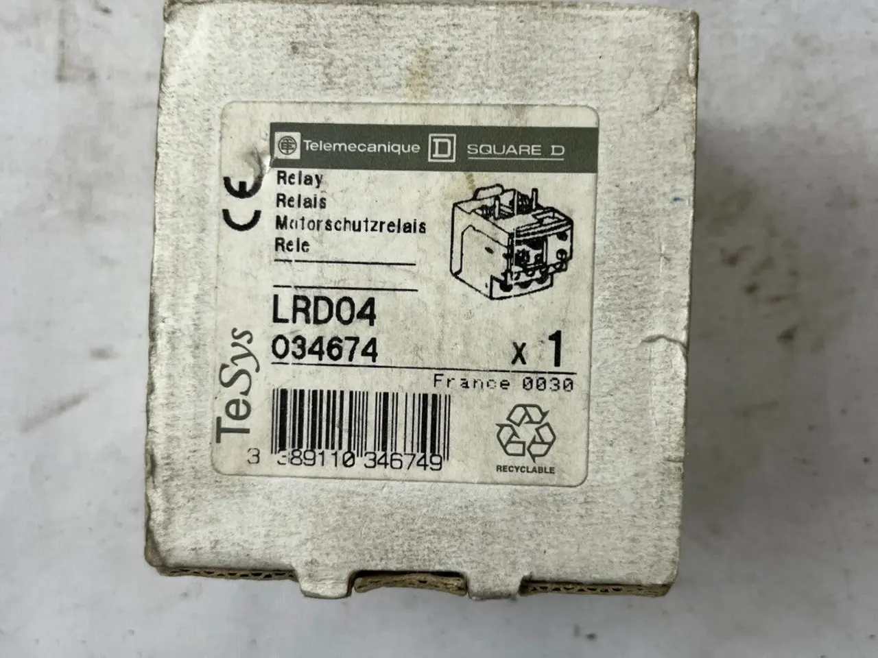 Billede 3 - Schneider Electric TeSys LRD04 0.4–0.63A Thermal