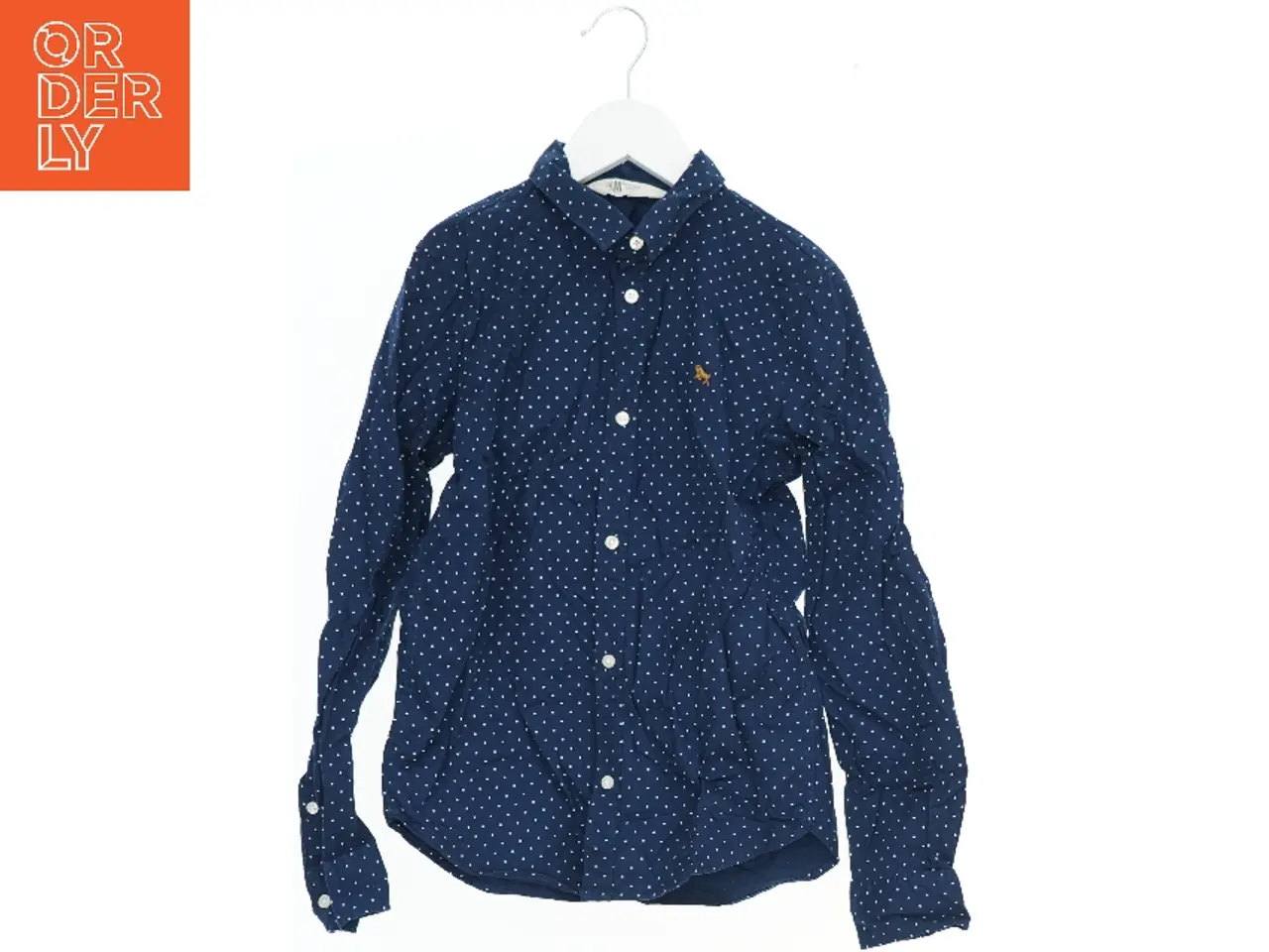 Billede 1 - Prikket skjorte fra H&M (str. 140)