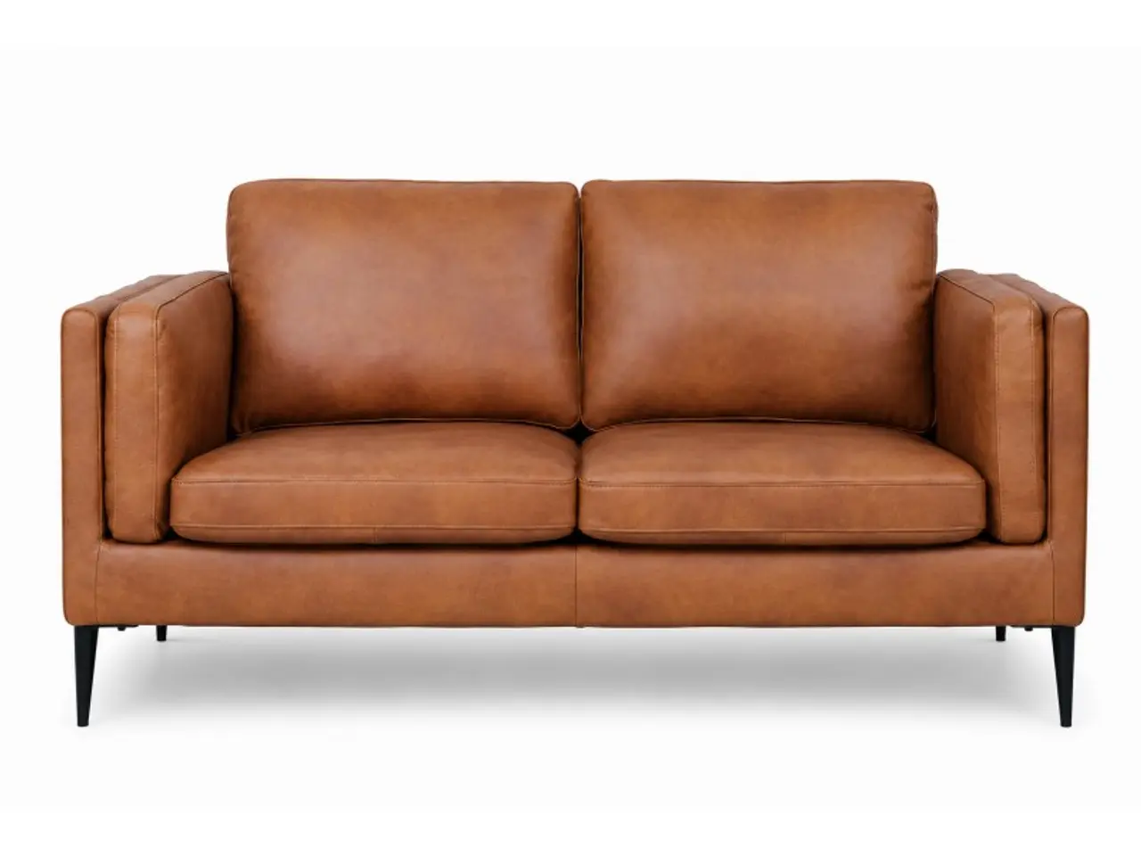 Billede 1 - Valencia 2 pers. sofa læder cognac