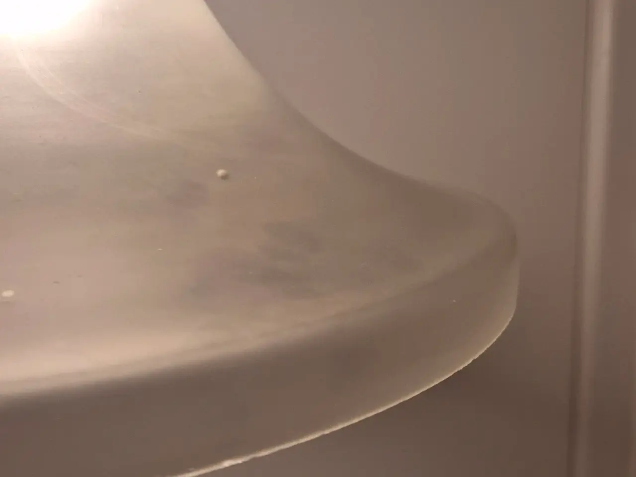Billede 15 - Flot retrolampe i gråtonet glas