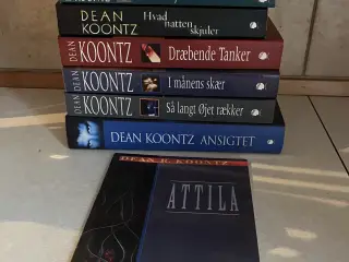 Dean Koontz bogpakke - Attila + 10 bøger