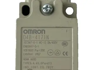 Omron D4B-4171N endestopkontakt Roller Plunger 10A