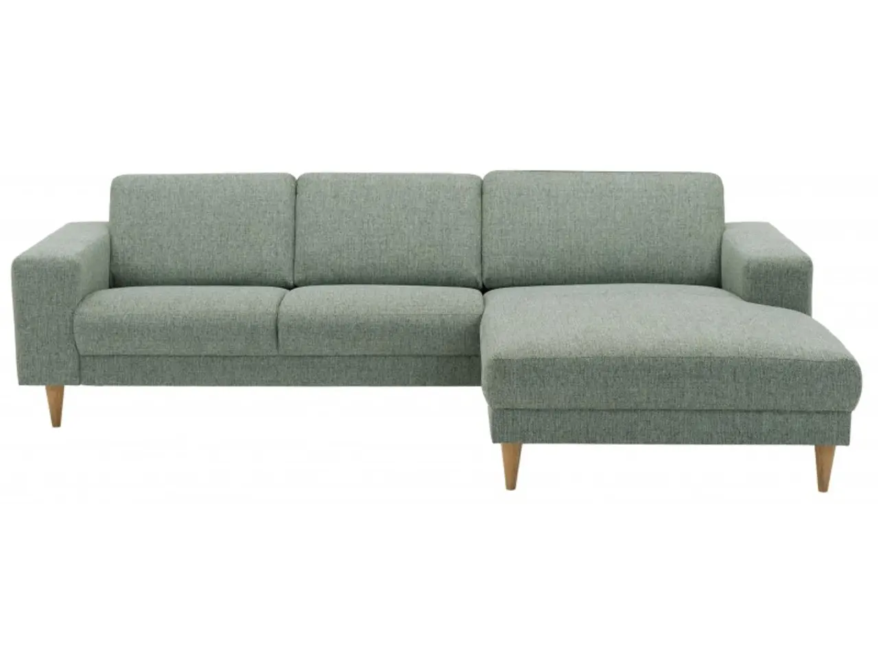 Billede 1 - Hjort Knudsen Hadsten chaiselong sofa højrevendt Grøn stof