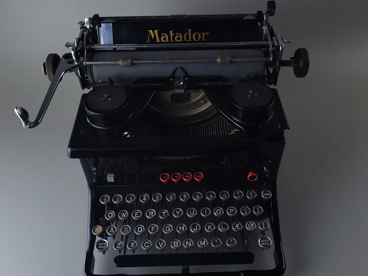 Billede 2 - ⭐️· Historisk Matador Skrivemaskine