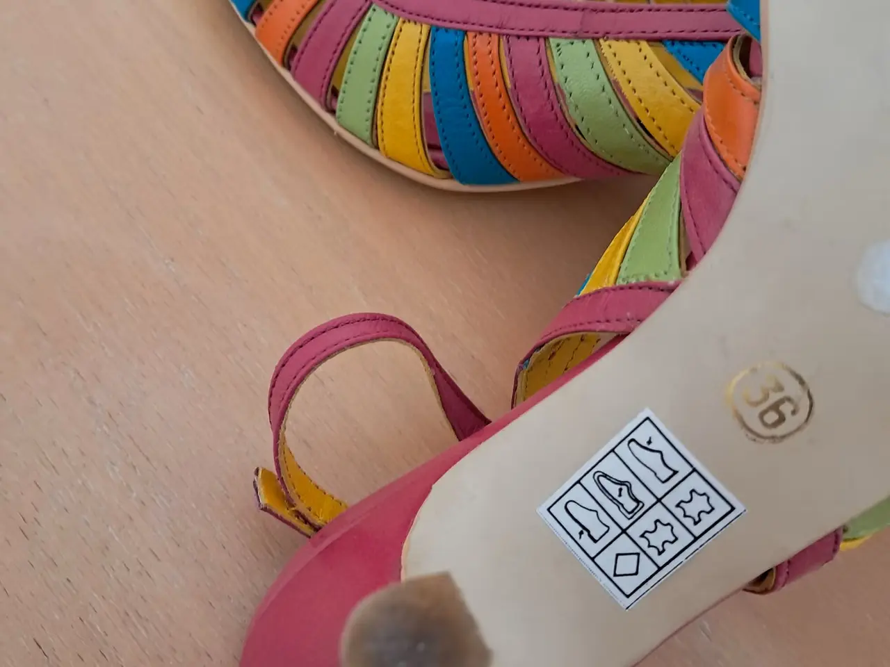 Billede 3 - Sommer sandaler flerfarvet