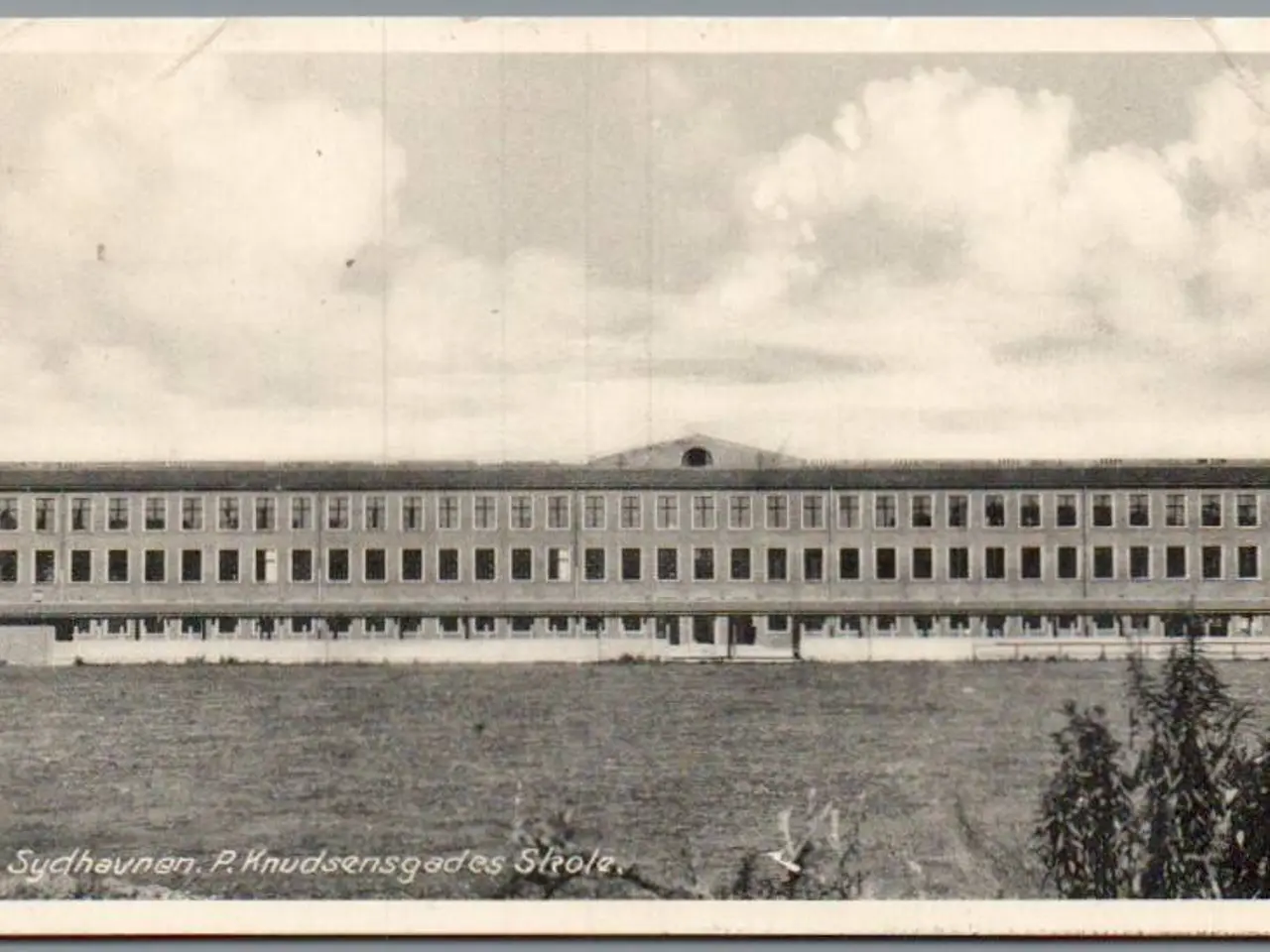 Billede 1 - P. Knudsensgades Skole - Sydhavnen - Postkort - Brugt