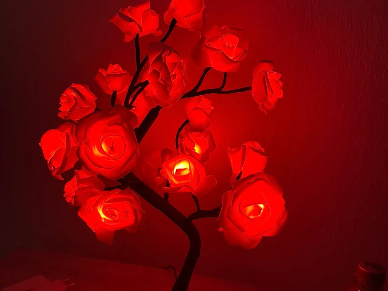 Billede 1 - Hygge rosen lampe