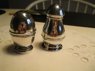 Salt & Peber sølvplet art deco