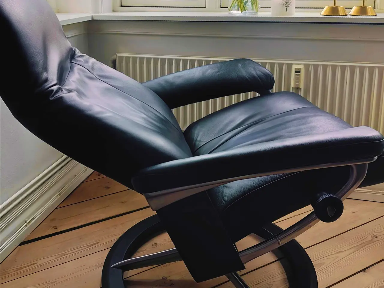 Billede 3 - Stressless lænestol i læder  (Magic Signature Medi