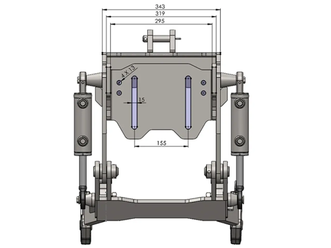 Billede 7 - Universal Frontlift Kat.1 PROFI Automatisk (800kg)