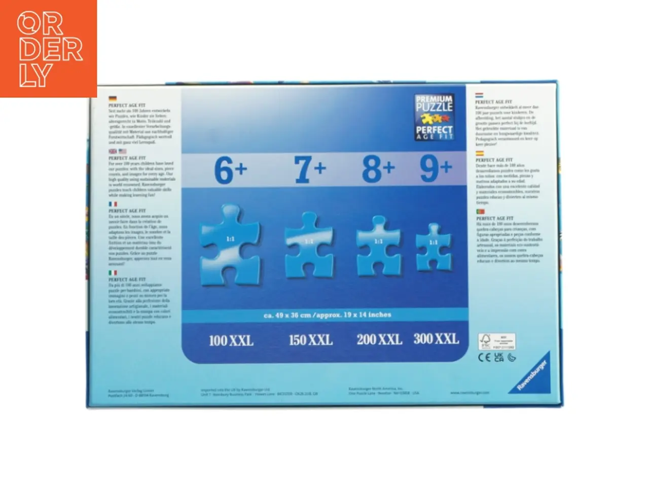 Billede 3 - Ravensburger puslespil, 100 brikker fra Ravensburger (str. 100 brikker)