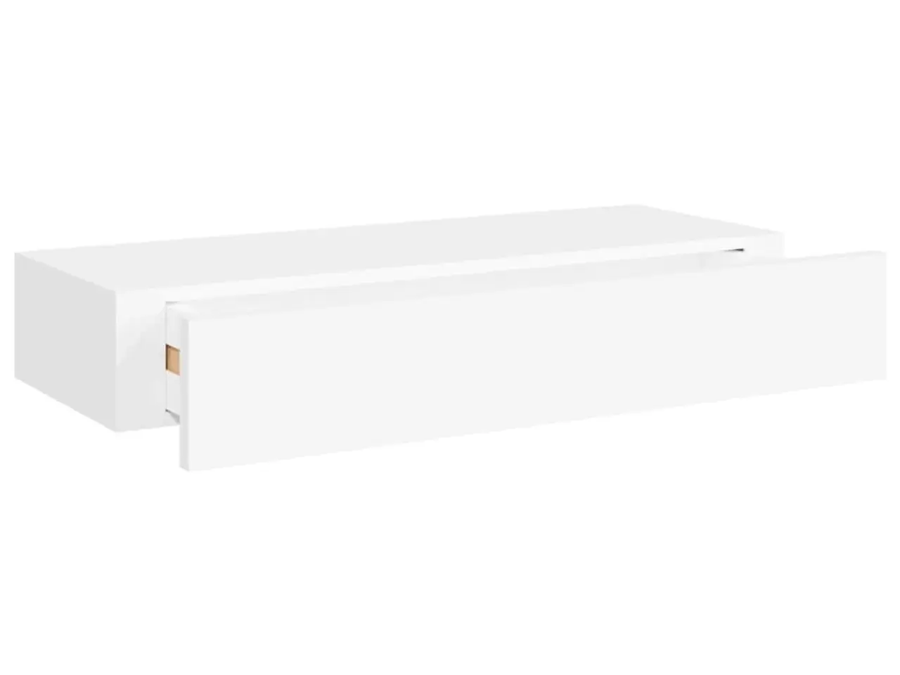 Billede 6 - Væghylde med skuffe 60x23,5x10 cm MDF hvid