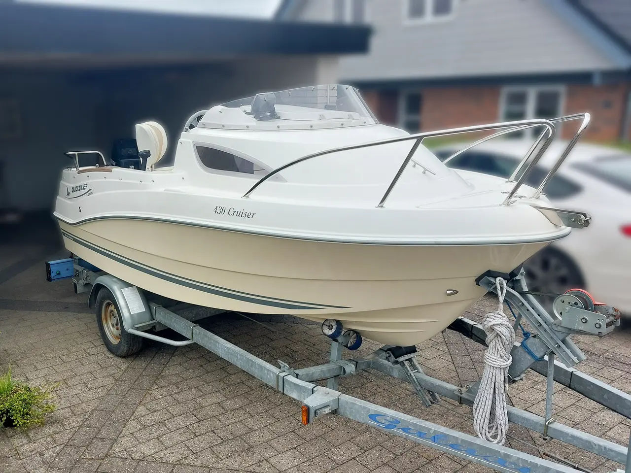 Billede 8 - kabinebåd, Quicksilver 430, 25hk Mercury + trailer