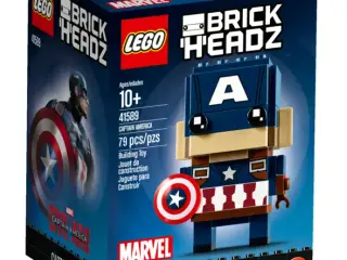 Lego Brickheadz, 41589 Capt. America, ny og uåbnet