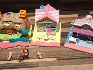 Polly Pocket 5 huse m figurer