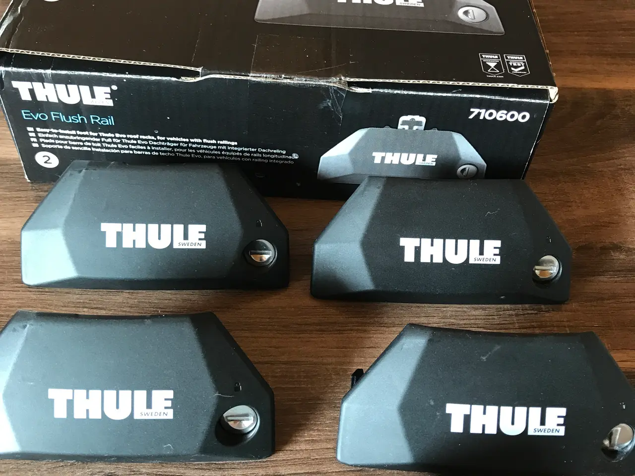 Billede 1 - Thule Squarebare og Thule Fodsæt