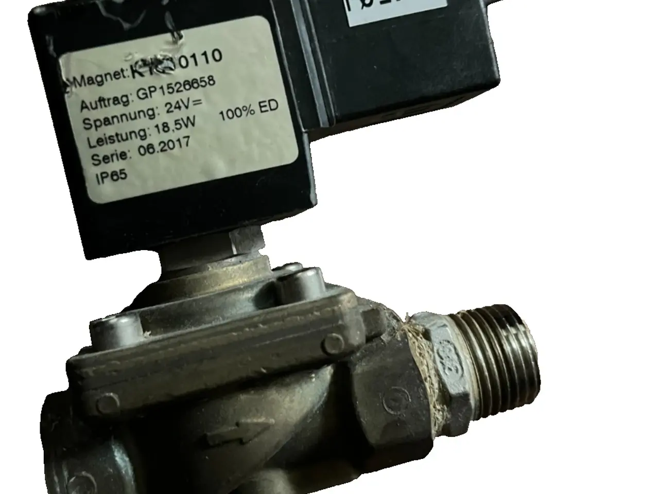 Billede 1 - GSR magnetventil 24V DC 18.5W 0–10 Bar G1/2 IP65