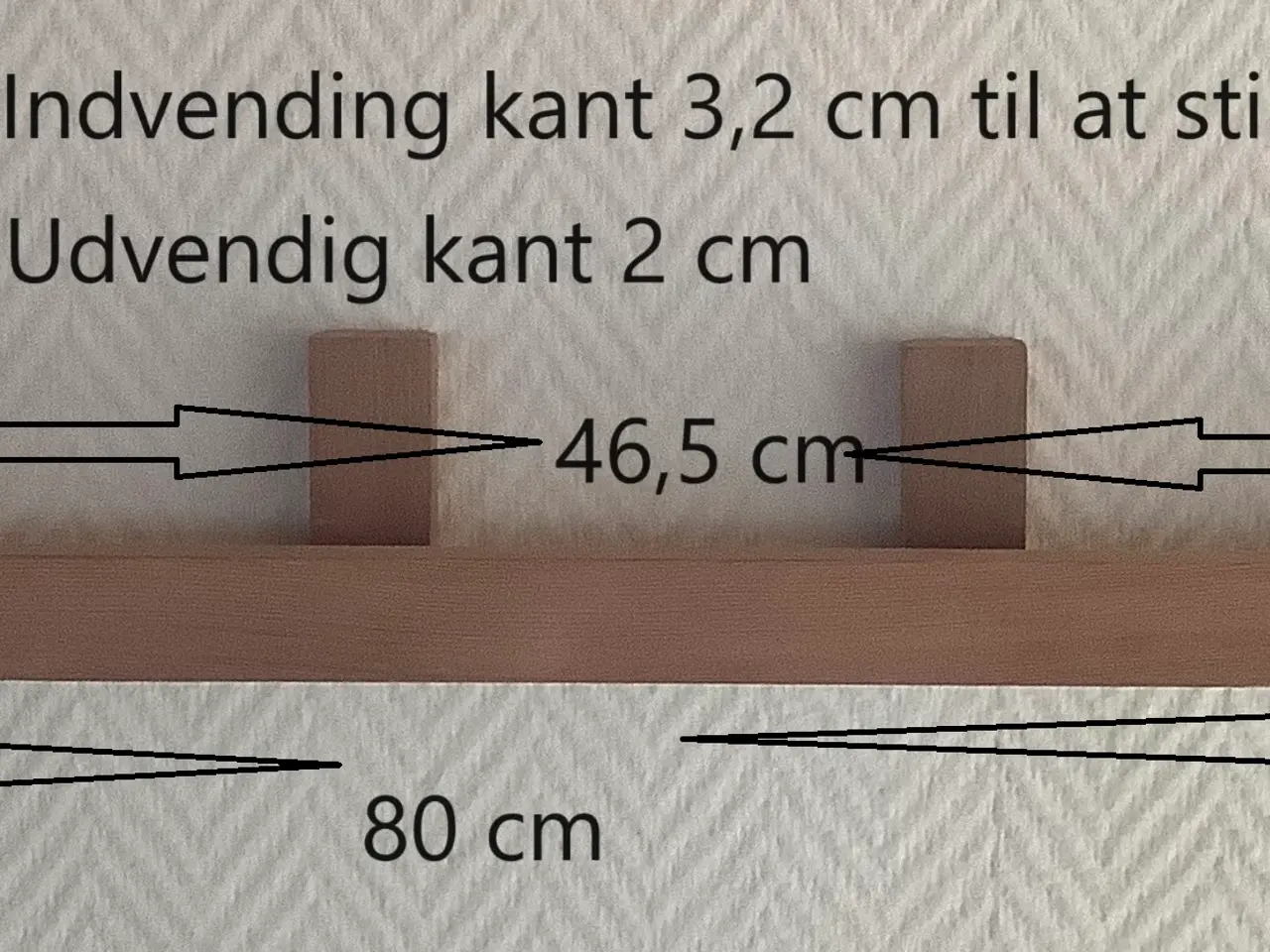 Billede 4 - Ny gallerihylde 80 cm