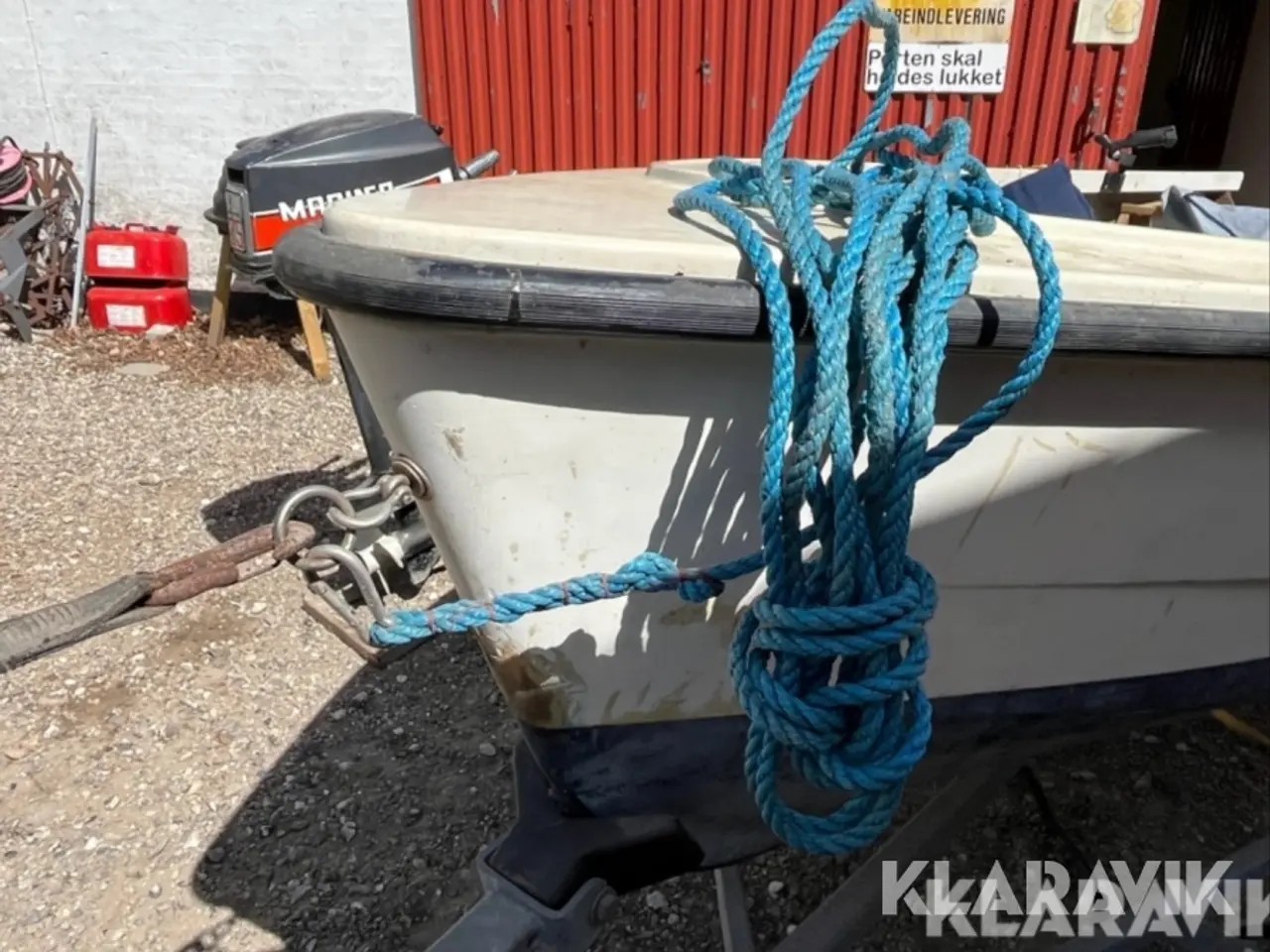 Billede 11 - Jolle med påhængsmotor og trailer
