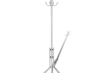 Stående jakkestativ i metal - hvid, 179 cm