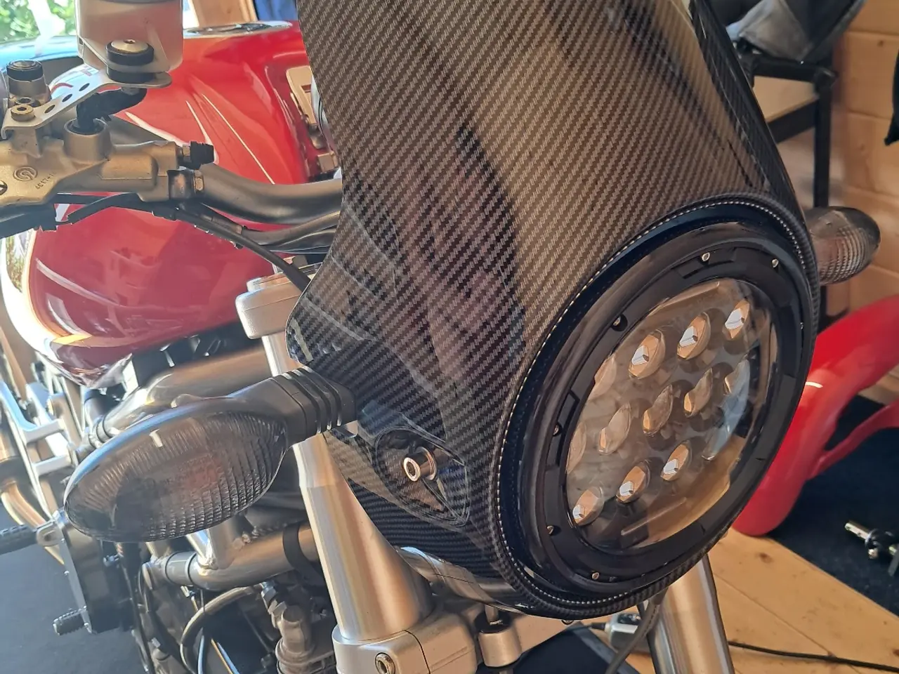 Billede 4 - Vindskærm motorcykel.