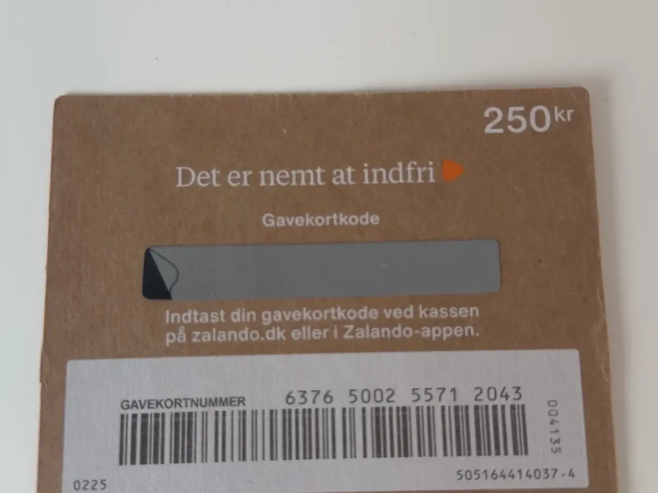 Billede 3 - Zalando gavekort 250 kr