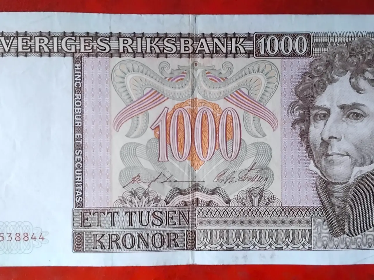 Billede 1 - SVERIGE 1000 KR KRONOR / 1000 KRONER 1985 Karl XIV