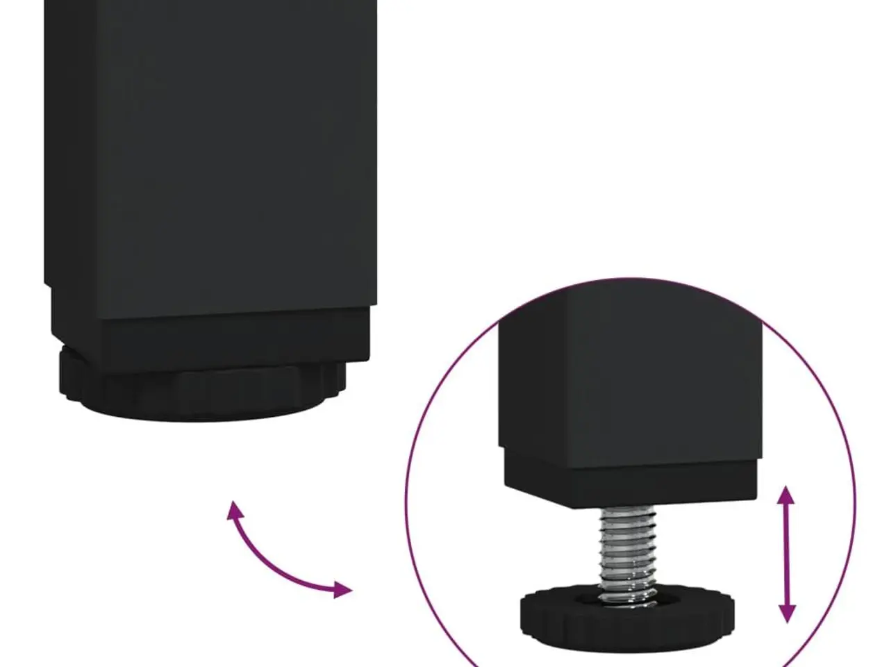 Billede 9 - Konsolbord 100x25x75 cm konstrueret træ sonoma-eg