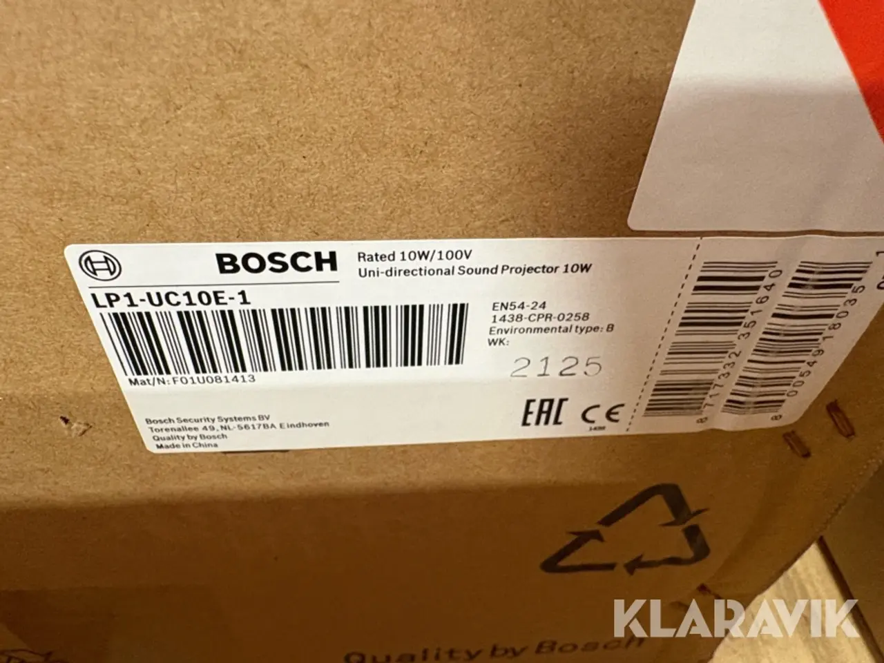 Billede 10 - Højtalere Bosch LH1-UC30E/LP1-UC10E-1 - 4 styk